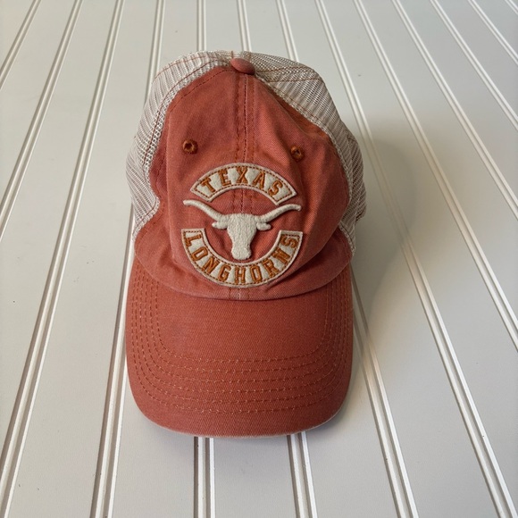 Texas Longhorns Women's Collegiate Orange White Trucker Hat Game Day College - Picture 2 of 7